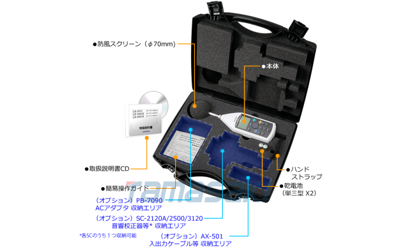 小野 Sokki 聲音校準器 SC-2120A -符合 JIS C 1515:2004 2 類標準