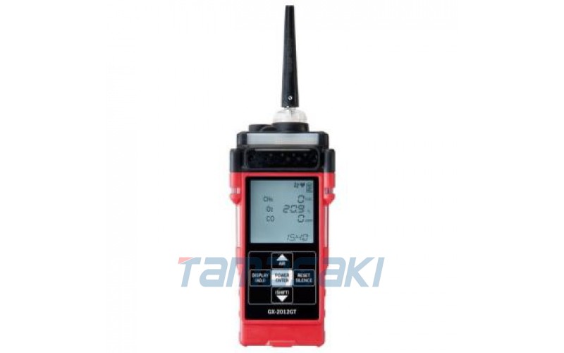 Riken Keiki Portable Multi Gas Monitor GX-2012GT-C [4 Components] 可燃氣體 (%LEL)、可燃氣體 (VOL%)、甲烷、氧氣泄漏檢查模式配備（可燃氣體）