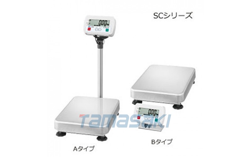 請檢查交貨日期 A&D防水電子秤SC-30KAM-K（帶認(rèn)證） - 帶桿