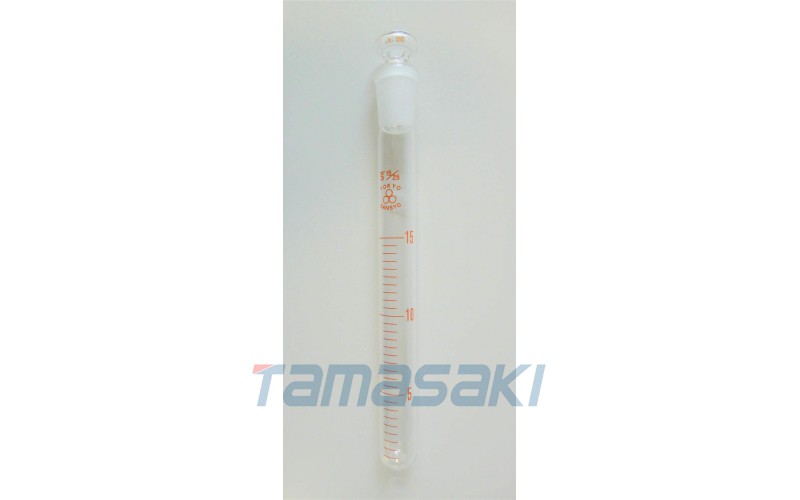 SANSYO（三商）84-0157Sansho 馬克透明試管帶刻度 100ml 塞子 24 1 件