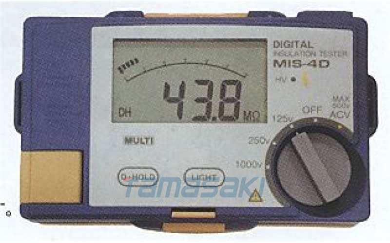 日本三量程絕緣電阻測(cè)試儀MIS-4D