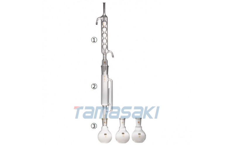 SANSYO（三商）81-0353150ml 透明索氏提取器用提取器