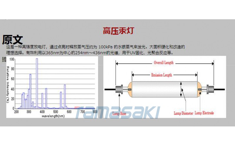 玉崎供應高壓汞燈LH-100/800-A