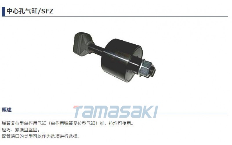 日本SRENGINEERING工程 SFZ6-A玉崎供應中心孔氣缸